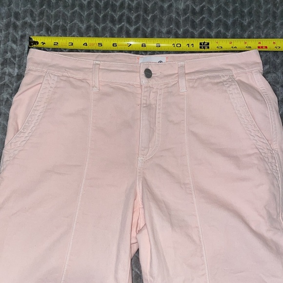 Anthropologie Sundry Rose pants.  100% Cotton.  Cinched Ankles.  Size 27. - Picture 6 of 13